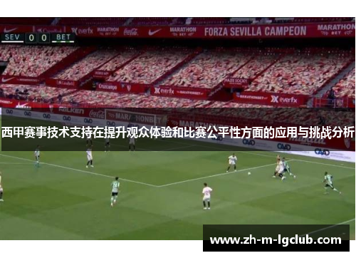 西甲赛事技术支持在提升观众体验和比赛公平性方面的应用与挑战分析